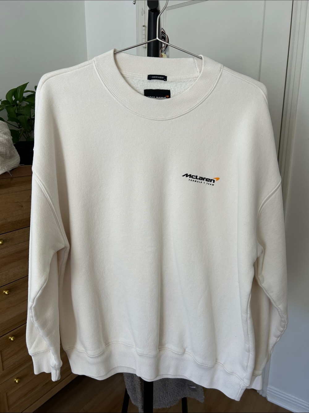 McLaren Oversized Sweatshirt. Size small. PTP 24”. See description.